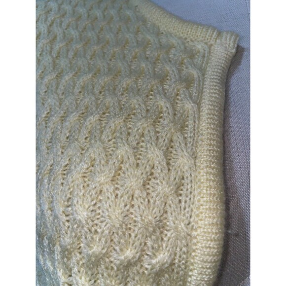 Bea Classics Women's Vintage 2pc Sweater Set size XL Butter Yellow - Picture 6 of 10